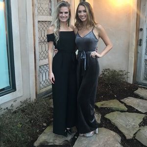 OFF THE SHOULDER JUMP SUIT 🖤